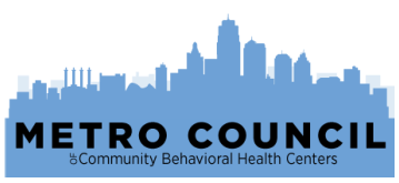 Metro Council of Community Behavioral Health Centers logo and link to agency website